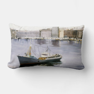 Marine navy//Marinates Lumbar Pillow