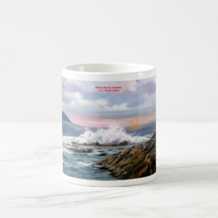 Marine navy//Seascape Coffee Mug