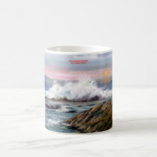 Marine navy//Seascape Coffee Mug