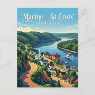 Marine on St. Croix USA Postcard