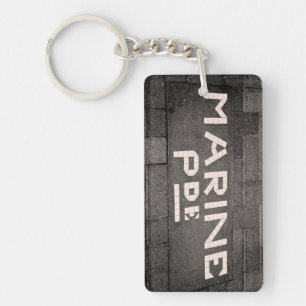 Marine Parade, Napier, New Zealand Keychain