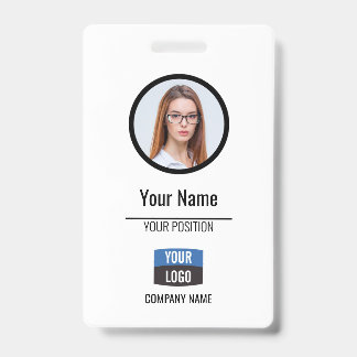 Marine - Photo d'identité de l'employé Badge de sé
