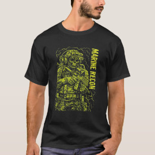 Marine Recon Special Operations Graphic Art T-Shirt