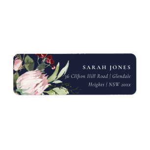 MARINE ROSE BURGUNDY PROA ADRESSE FLORALE
