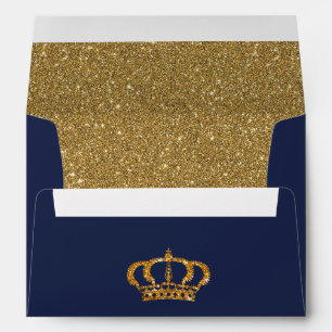 Marine royale du Canada avec enveloppe bleue et or