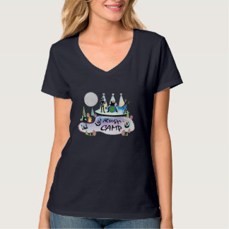 Marine RushCamp de T-shirt du v-cou des femmes !