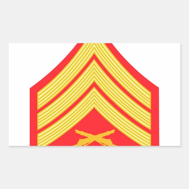 Marine Sergeant Sticker (Front)