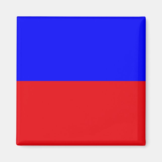 Marine Signal Flag: Letter "E" (Echo) Magnet (Front)