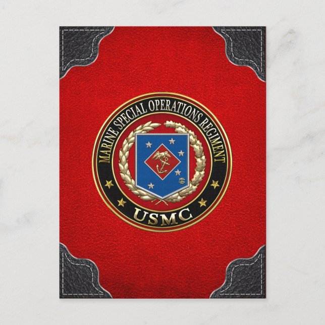 Marine Special Operations Regiment (MSOR) [3D] Postcard (Front)