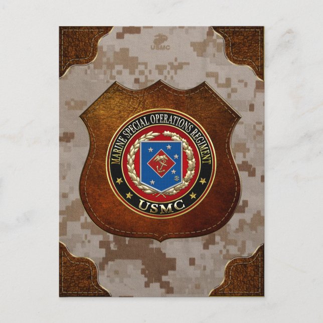 Marine Special Operations Regiment (MSOR) [3D] Postcard (Front)