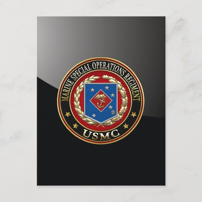 Marine Special Operations Regiment (MSOR) [3D] Postcard (Front)