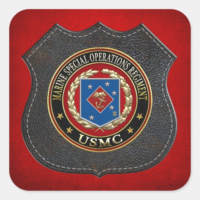 Marine Special Operations Regiment (MSOR) [3D] Square Sticker (Front)
