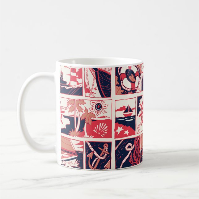 Marine story coffee mug (Left)