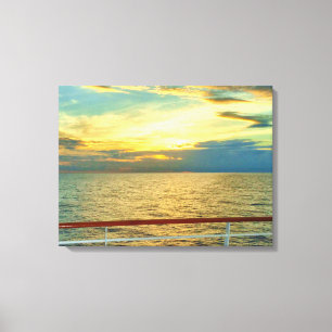 Marine Sunrise Canvas Print
