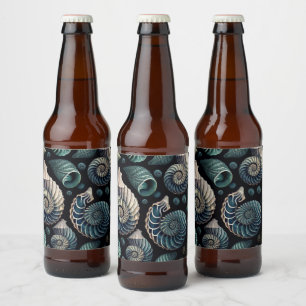 Marine Treasures Beer Bottle Label