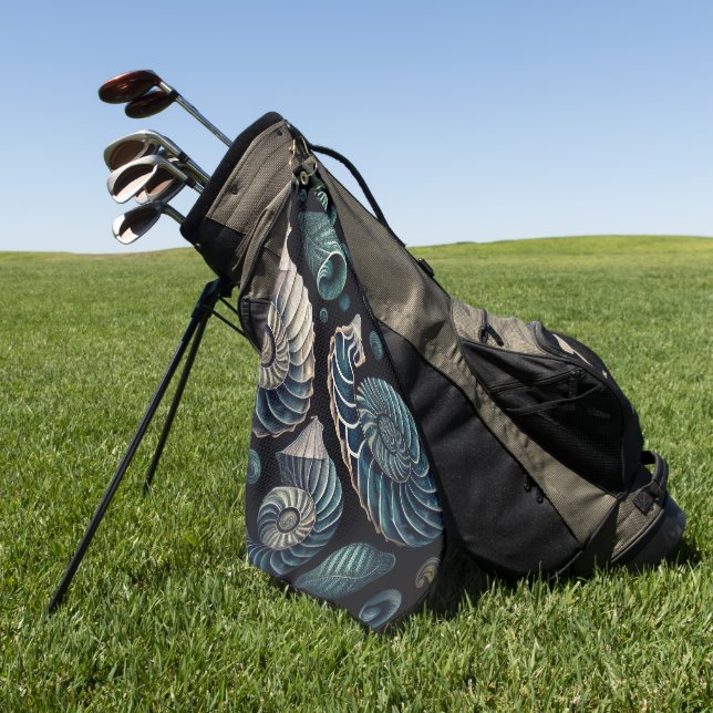 Marine Treasures Golf Towel (Green)