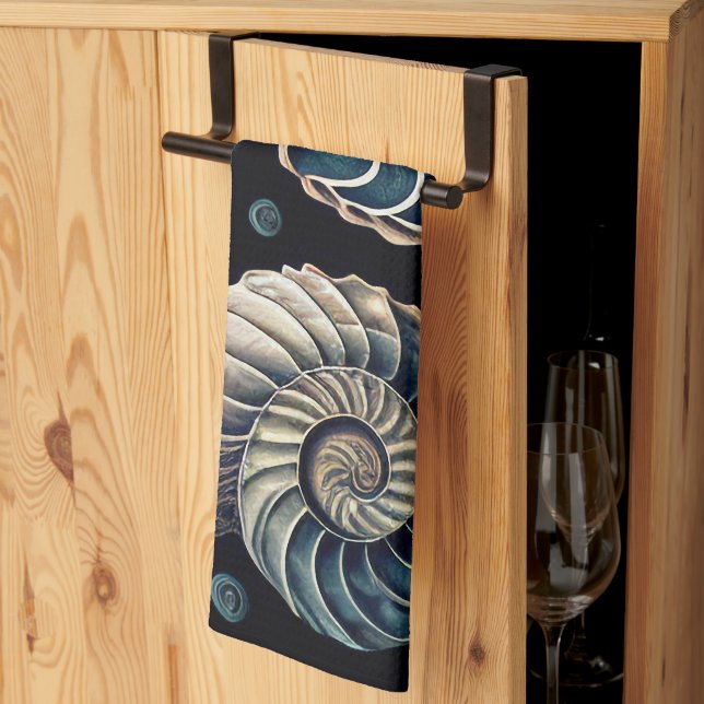 Marine Treasures Kitchen Towel (Thirds Fold)