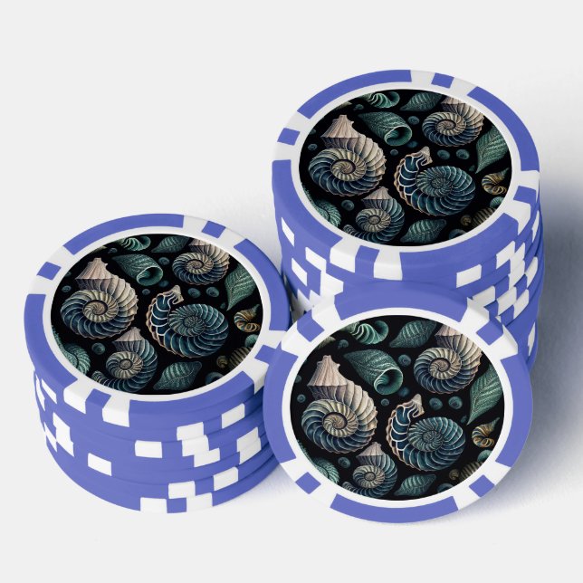 Marine Treasures Poker Chips (Stack)