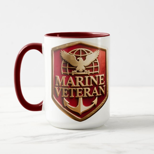 Marine Veteran Mug (Gauche)