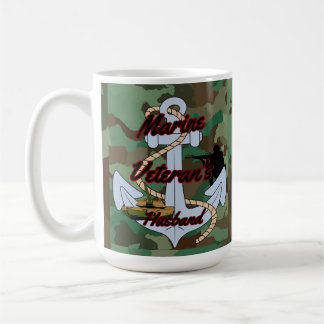 Marine Veteran's Husband Coffee Mug