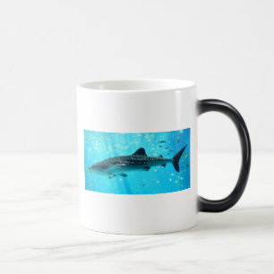 Marine Water Chic Stylish Cool Blue Whale Shark Magic Mug