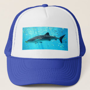 Marine Water Chic Stylish Cool Blue Whale Shark Trucker Hat