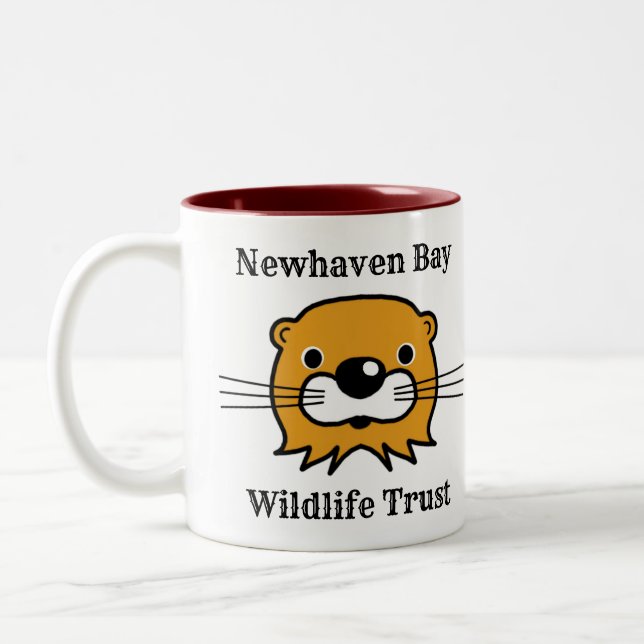 Marine Wildlife Organisation with Otter Two-Tone Coffee Mug (Left)