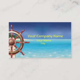 Marine Yachting Business Card Business Card