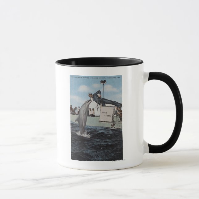 Marineland, Florida - Sailor Mouthfeeding Mug (Right)