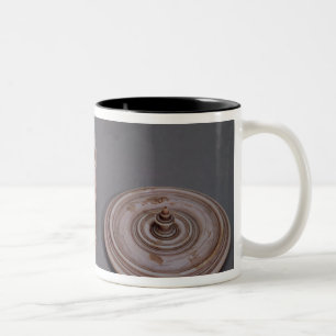 Mariner's compass in an ivory case Two-Tone coffee mug