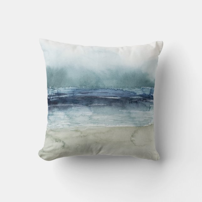 Mariner's Mist - Shoreline Throw Pillow (Front)
