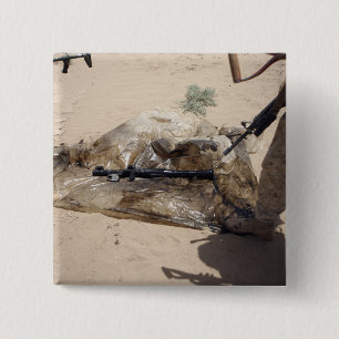 Marines 2 Inch Square Button