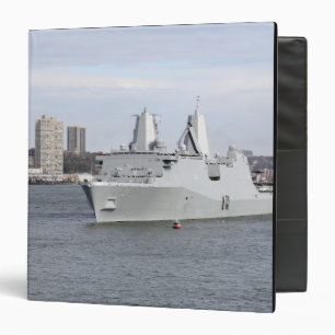 Marines and sailors man the rails binder