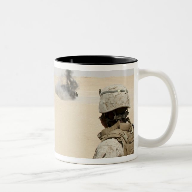 Marines and sailors Two-Tone coffee mug (Right)