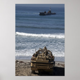 Marines anticipate the arrival poster
