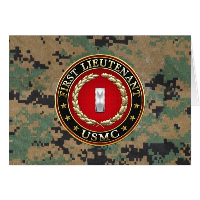Marines des États-Unis : Premier lieutenant (USMC  (Devant horizontal)