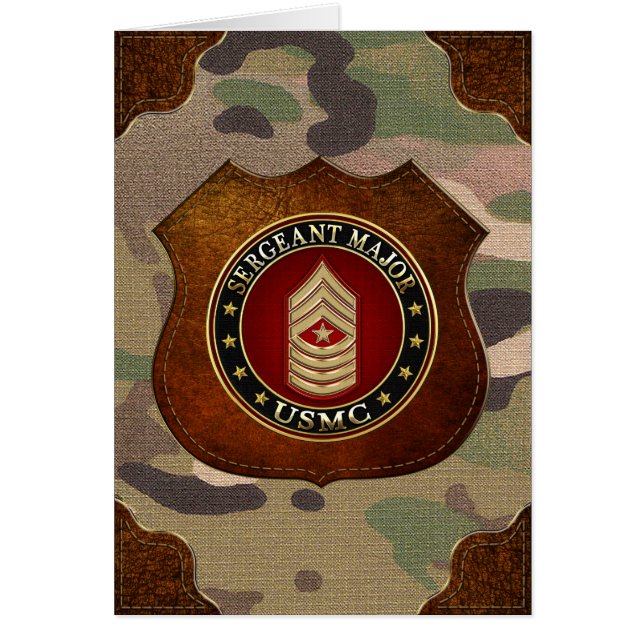 Marines des États-Unis : Sergent-major (SgtMaj de  (Devant)