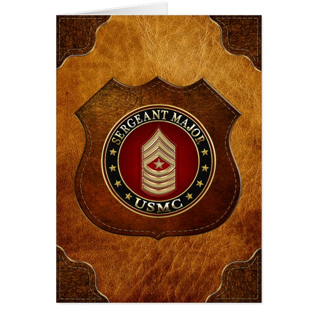 Marines des États-Unis : Sergent-major (SgtMaj de  (Devant)