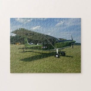 Marines Green Airplane Photo Family Night Jigsaw Puzzle
