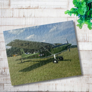 Marines Green Airplane Photo Family Night Jigsaw Puzzle