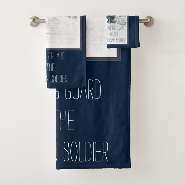 Marines - Guarding of the Unknown Soldier  Bath Towel Set (Insitu)