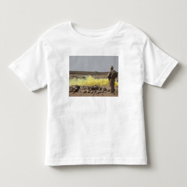 Marines provide security toddler t-shirt (Front)
