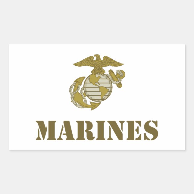 Marines [stencil] sticker (Front)