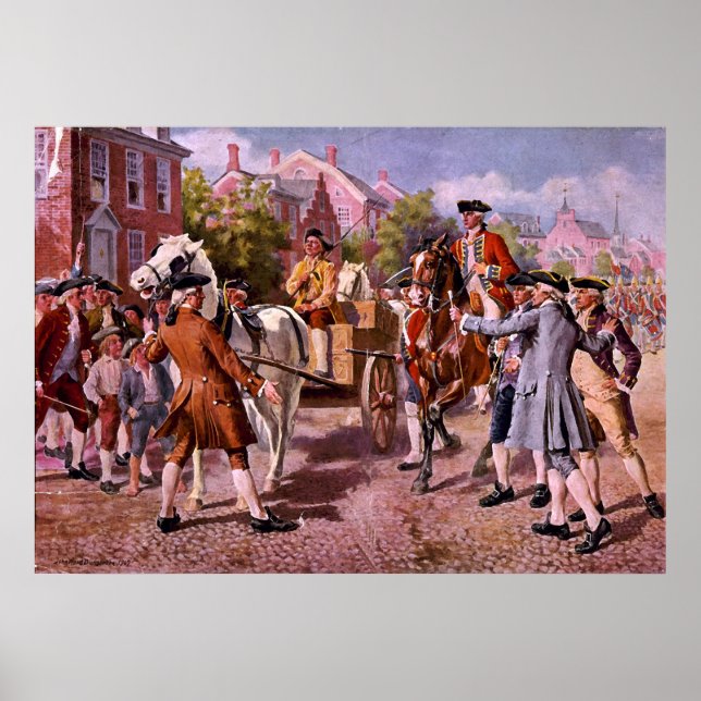 Marinus Willett Preventing Removal of Arms Poster (Front)