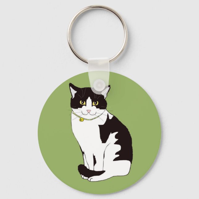 Mario da Cat Keychain (Front)