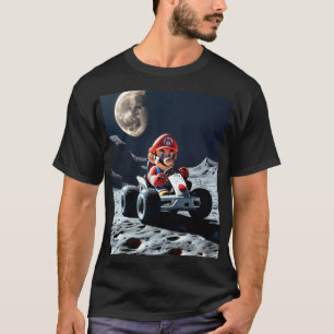 Mario Kart on the moon T-Shirt