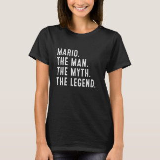 Mario The Man The Myth The Legend Shirt Funny  Mar