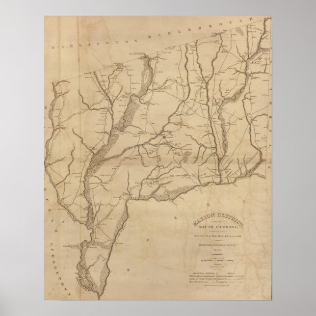Marion District, South Carolina Poster (Front)