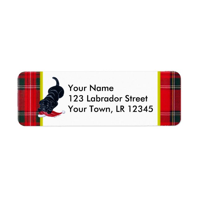 Marionnette du Labrador noir avec le chapeau de No (Devant)