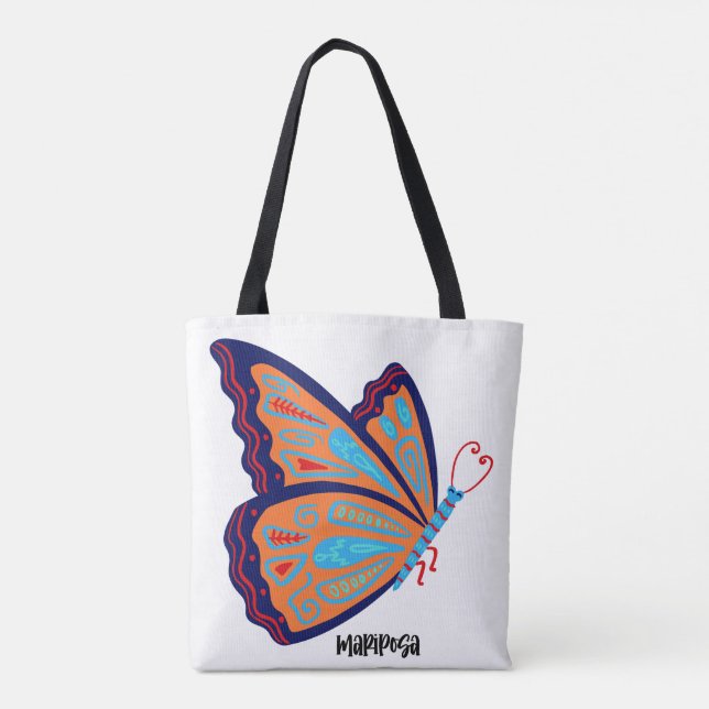 Mariposa Alebrije Tote Bag (Back)